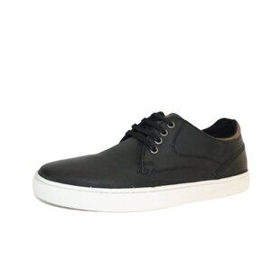 Steve Madden Mens Black Lace Up Sneakers
